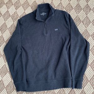 VINEYARD VINES 1/4 ZIP SWEATER TOP. 100% COTTON